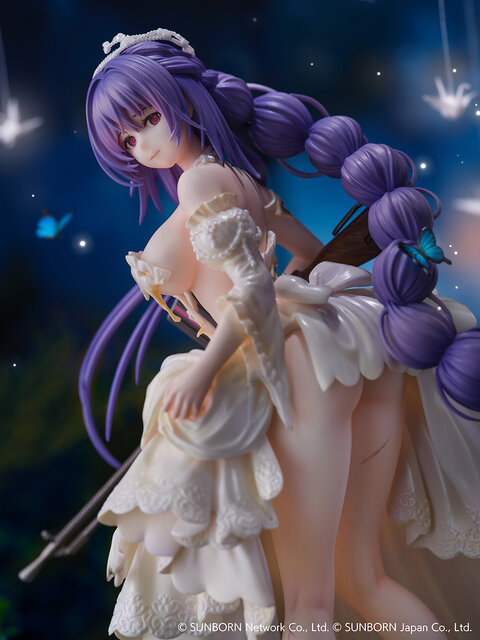 大胆にさらけ出された両足にドキッ！純白ドレスが美しい『ドルフロ』「ZB-26千羽目の折り鶴」が重傷Ver.で立体化