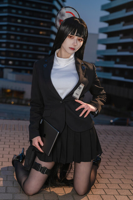 調月リオ『ブルーアーカイブ』／月海つくね（X：@XaiabP）