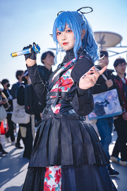 星街すいせい「ホロライブ」／優華（X：@yukaaaaa0）、撮影：山颪ヒア（X：@fotomachen）