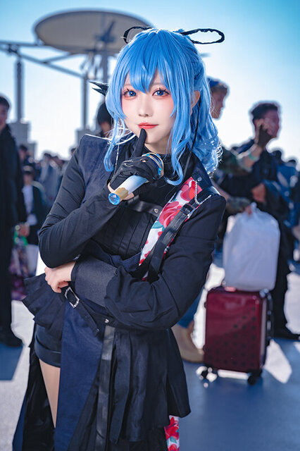 星街すいせい「ホロライブ」／優華（X：@yukaaaaa0）、撮影：山颪ヒア（X：@fotomachen）