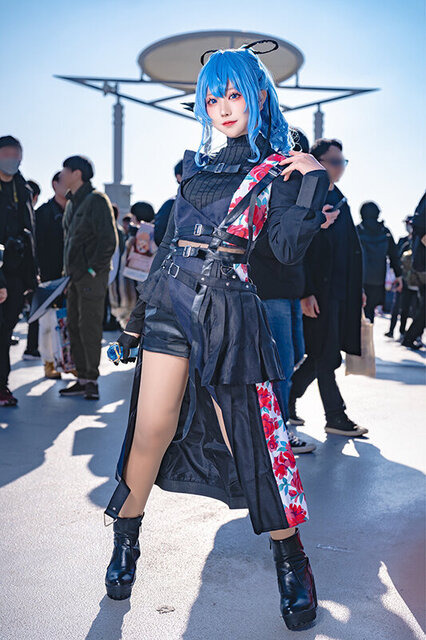 星街すいせい「ホロライブ」／優華（X：@yukaaaaa0）、撮影：山颪ヒア（X：@fotomachen）