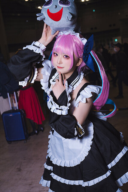 湊あくあ「ホロライブ」／Yuki亭（X：@teyi0214）、撮影：山颪ヒア（X：@fotomachen）