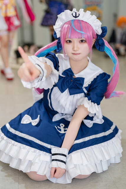 湊あくあ「ホロライブ」／みら（@tehslu__cos_xxx）、撮影：tama（X：@tama_0811_）