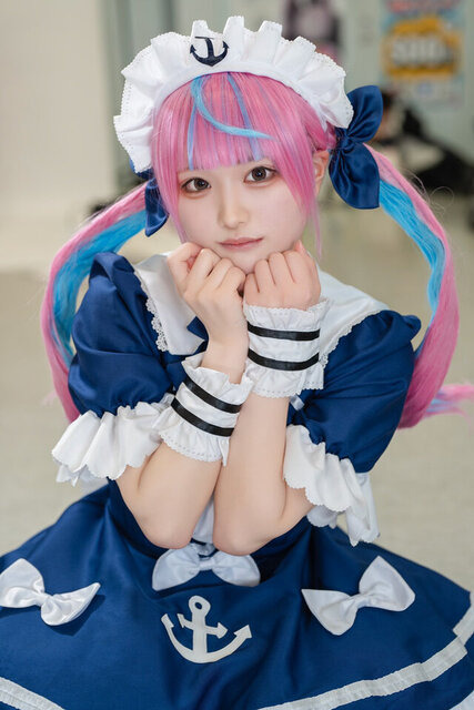 湊あくあ「ホロライブ」／みら（@tehslu__cos_xxx）、撮影：tama（X：@tama_0811_）