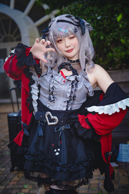 沙花叉クロヱ「ホロライブ」／ゆらし（@yurashinamon）、撮影：山颪ヒア（X：@fotomachen）