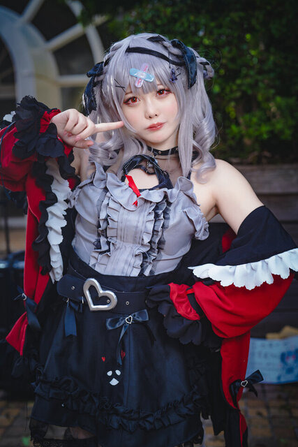 沙花叉クロヱ「ホロライブ」／ゆらし（@yurashinamon）、撮影：山颪ヒア（X：@fotomachen）