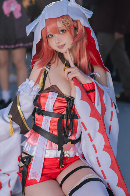 さくらみこ「ホロライブ」／天然水（@tennensui_cos）、撮影：tama（X：@tama_0811_）