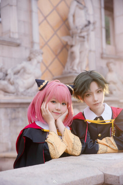 アーニャ、ダミアン「SPY×FAMILY」／修老虎（X：@taigaxiu）、打奶茶-修二（Weibo：打奶茶-修二）