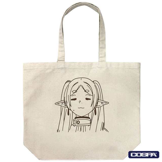 フリーレンフェイス ラージトート(C)山田鐘人・アベツカサ／小学館／「葬送のフリーレン」製作委員会