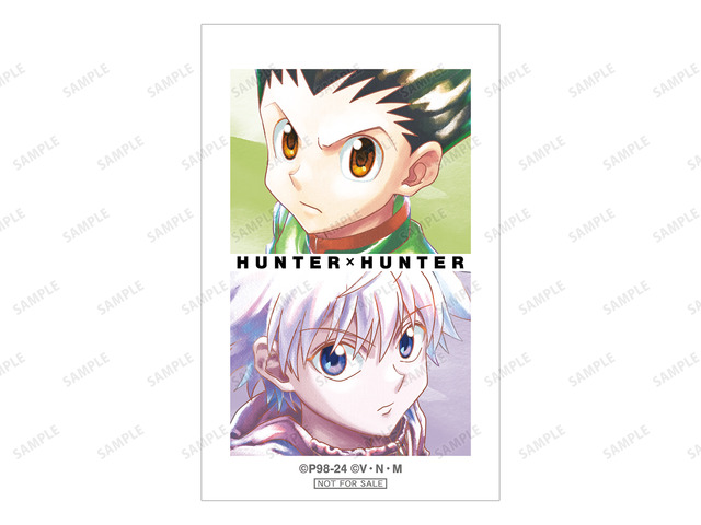 「『HUNTER×HUNTER』Ani-Art アニメイトフェア in 2024」ゴン&キルア Ani-Art aqua label イラストカード アニメイト限定特典（C）P98-24（C）V・N・M