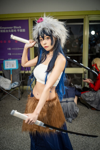 嘴平伊之助（女体化）「鬼滅の刃」／沫沫（Instagram：jj.ii.ee.1223）