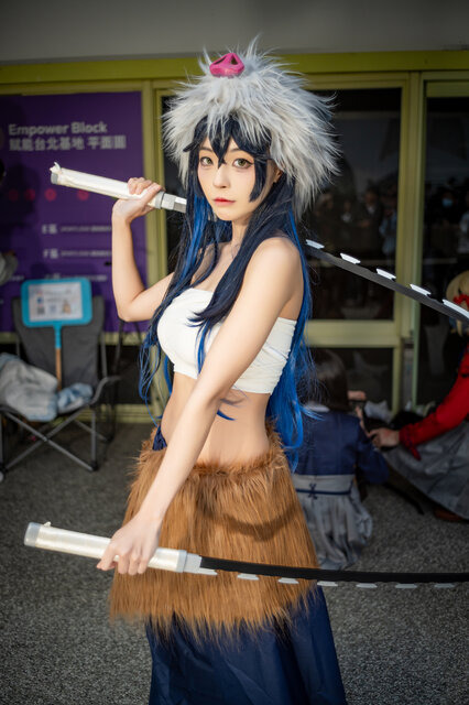 嘴平伊之助（女体化）「鬼滅の刃」／沫沫（Instagram：jj.ii.ee.1223）