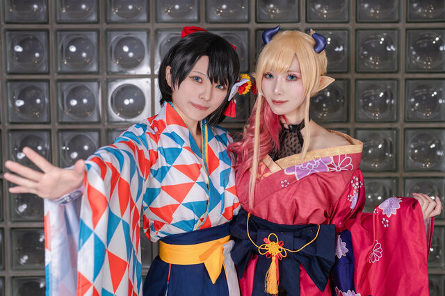 癒月ちょこ（お正月衣装）／蒼井みやこ（@miyako_ao1）／大空スバル（お正月衣装）／陽葵あんず（@nnonnanzu_v）