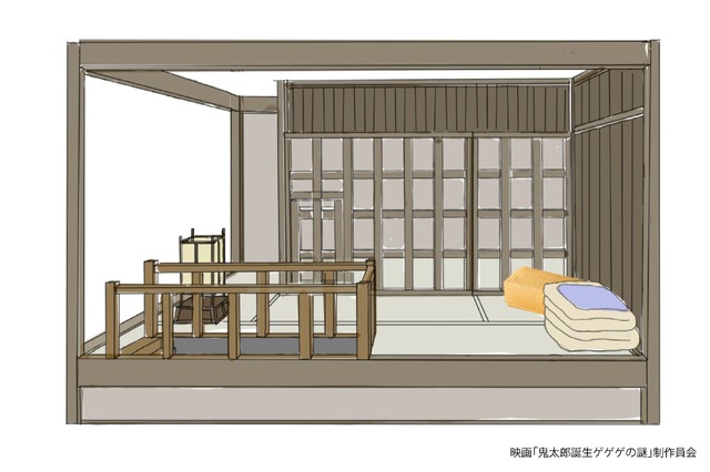 『鬼太郎誕生 ゲゲゲの謎』×「東映太秦映画村」「ゲゲゲの妖怪村」潜入！哭倉村※これは展示のイメージです（C）映画「鬼太郎誕生ゲゲゲの謎」製作委員会