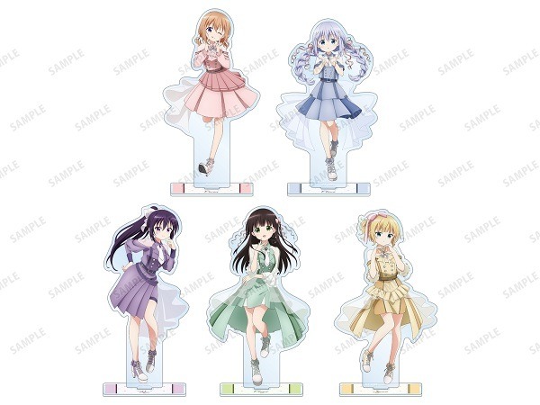 「『ご注文はうさぎですか？ BLOOM』アニメ10th Anniversary POP UP SHOP in TOWER RECORDS」描き下ろし アイドル制服ver. BIGアクリルスタンド（C）Koi・芳文社／ご注文はBLOOM製作委員会ですか？