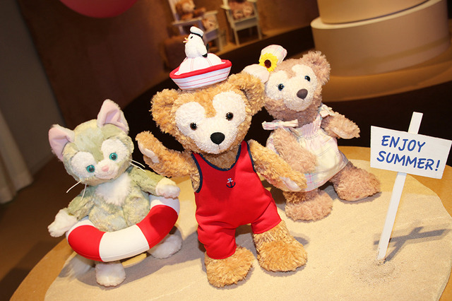 「ジャーニー・ウィズ・ダッフィー Your Friend Forever」の特別展示