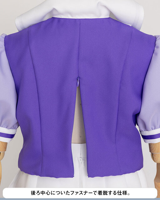 『ウマ娘』公式監修の「トレセン学園」夏制服がとってもリアル！蹄鉄型のクリップやブローチまで再現した本格仕様