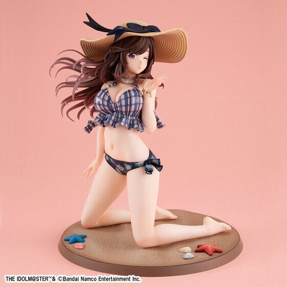 大胆ボディに可愛いチェック柄の水着が惹かれる…！『シャニマス』より「月岡恋鐘」がゲーム内イラストをモチーフに立体化