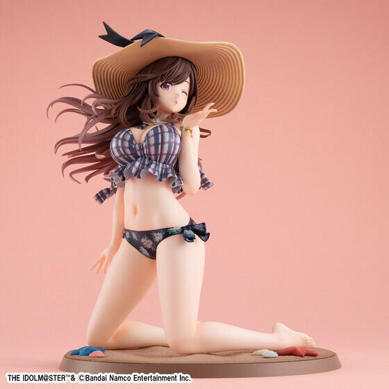 大胆ボディに可愛いチェック柄の水着が惹かれる…！『シャニマス』より「月岡恋鐘」がゲーム内イラストをモチーフに立体化