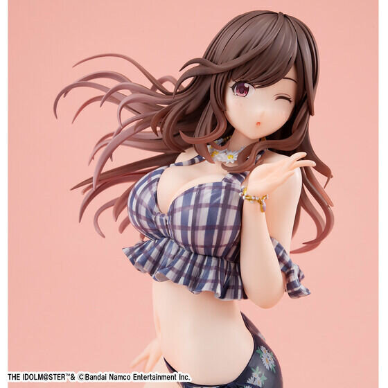 大胆ボディに可愛いチェック柄の水着が惹かれる…！『シャニマス』より「月岡恋鐘」がゲーム内イラストをモチーフに立体化
