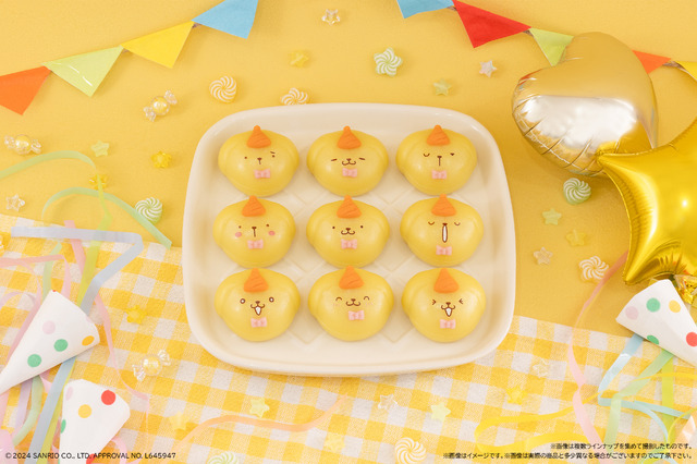 「食べマスモッチ サンリオキャラクターズ ポムポムプリン&ハンギョドン」各358円（税込）（C）2024 SANRIO CO., LTD. APPROVAL NO. L645947