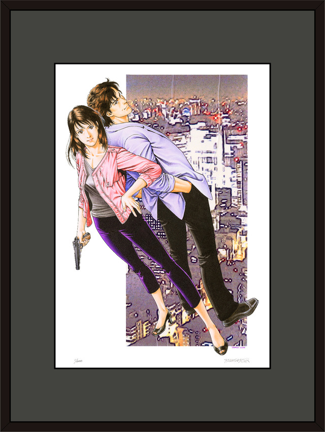 北条司先生直筆サイン入り88グラフ エンジェル・ハート（C）北条司／コアミックス