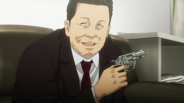 『ザ・ファブル』第3話「鬼ごっこ」先行場面カット（C）南勝久・講談社／アニメ「ザ・ファブル」製作委員会