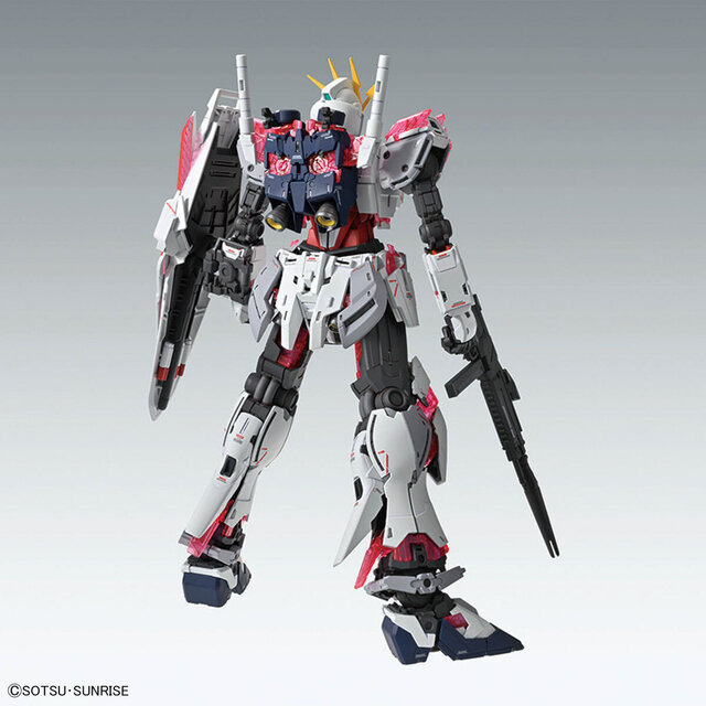 新作ガンプラ「MG ナラティブガンダム C装備 Ver.Ka」新たな商品画像公開！むき出しのサイコフレームはクリスタルのように光を反射