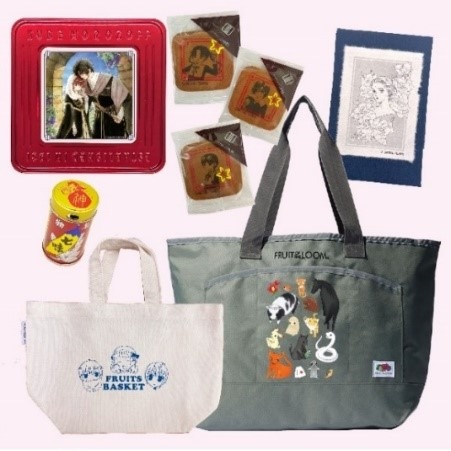 「創刊50周年記念 花とゆめ展」コラボグッズ（C）日渡早紀・高屋奈月・樋口橘・草凪みずほ・鈴木ジュリエッタ／白泉社