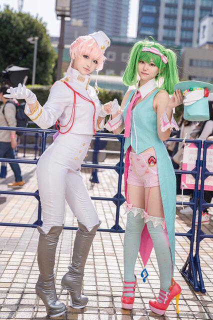 シェリル・ノーム、ランカ・リー『マクロスF』／ゆんりう、なこ、撮影：tama