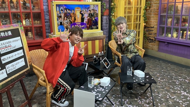 『声優と夜あそび 土【岡本信彦×仲村宗悟】#1』事後写真 (C)AbemaTV,Inc.