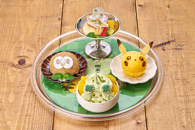 「ポケモンカフェ」新メニューはヤバソチャたちがおもてなし！喫茶チャデスをイメージした抹茶やスイーツが美味しそう！
