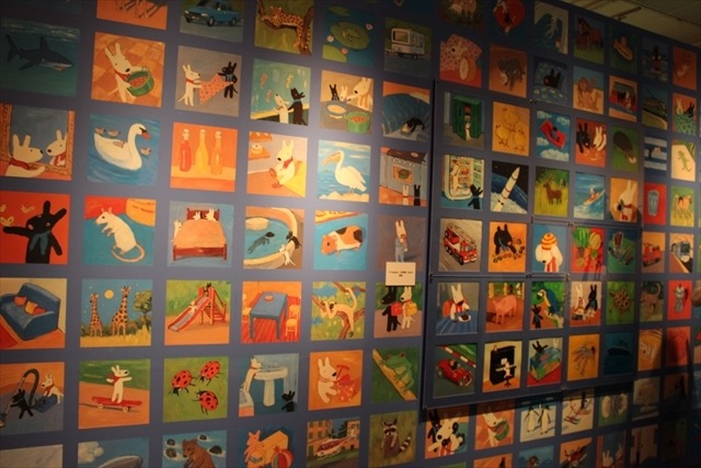 *掲載された写真は内覧会のため特別撮影したものです。会場では撮影できません。『リサとガスパール』(C) 2015 Anne Gutman & Georg Hallensleben / Hachette Livre