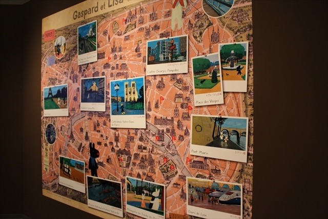 *掲載された写真は内覧会のため特別撮影したものです。会場では撮影できません。『リサとガスパール』(C) 2015 Anne Gutman & Georg Hallensleben / Hachette Livre