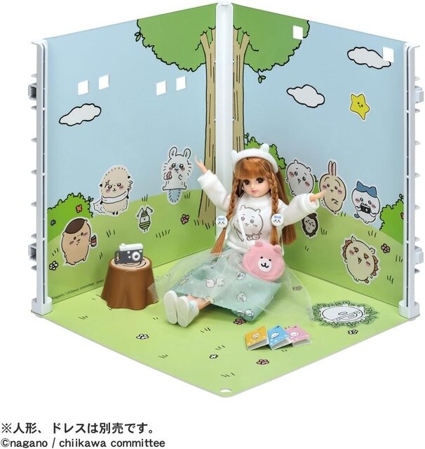 夢のようなお部屋…「ちいかわ」リカちゃんハウスの完成度が高い！当たり一面推しで埋め尽くされた、コラボルームが登場