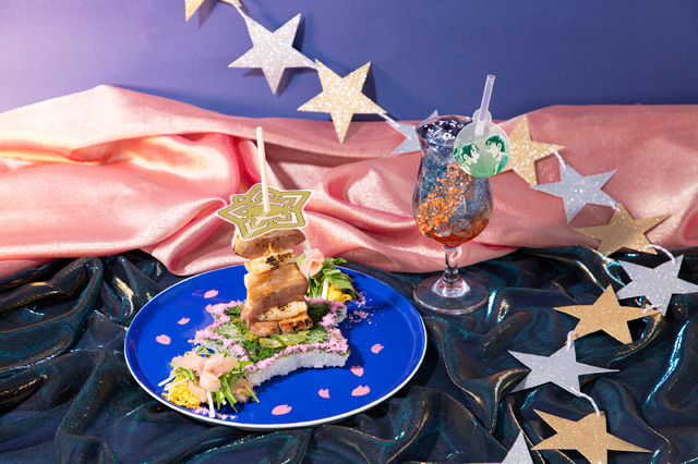 「名探偵コナンカフェ」五稜星(みちしるべ）の“やきとり”ライス