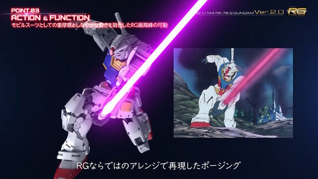 最初期のRGガンプラが“Ver.2.0”に進化！究極の解像度を持った「RG RX-78-2 ガンダム Ver.2.0」全貌公開