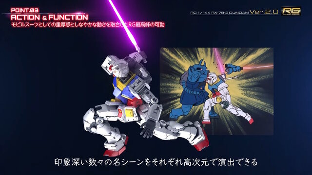 最初期のRGガンプラが“Ver.2.0”に進化！究極の解像度を持った「RG RX-78-2 ガンダム Ver.2.0」全貌公開