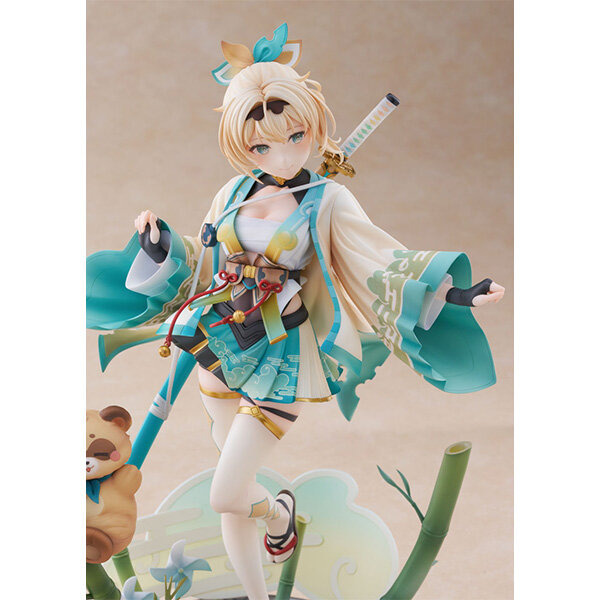 風になびくサムライ美少女…！ホロライブ・風真いろはフィギュアが予約受付中―お供のぽこべぇもついてくる