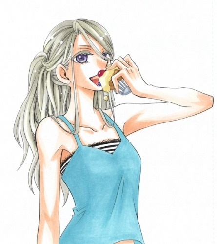 「にこいちマーガレット」限定連載 『女優・葛城ニーナの極上リストランテ』カラーカット(C)小村あゆみ／集英社