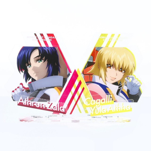 機動戦士ガンダム SEED FREEDOM　ペアアクリルスタンド　アスラン・ザラ＆カガリ・ユラ・アスハ(C)創通・サンライズ