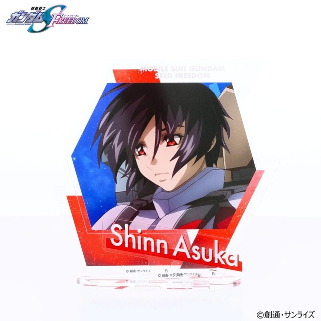 機動戦士ガンダム SEED FREEDOM　ペアアクリルスタンド　シン・アスカ＆ルナマリア・ホーク(C)創通・サンライズ
