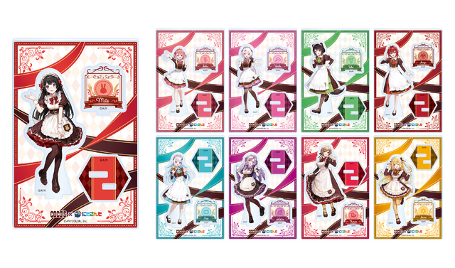 「ココス」×「にじさんじ」コラボが開催！戌亥とこ、サロメ嬢ら豪華9名がホールスタッフ風衣装に