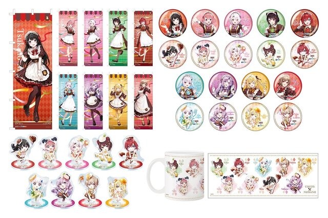 「ココス」×「にじさんじ」コラボが開催！戌亥とこ、サロメ嬢ら豪華9名がホールスタッフ風衣装に