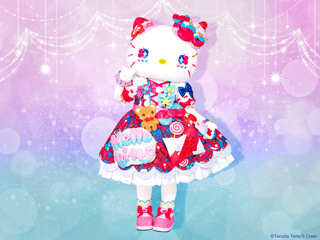 【開催中】ハローキティ：寺田てらさんコラボレーションアートのコスチューム