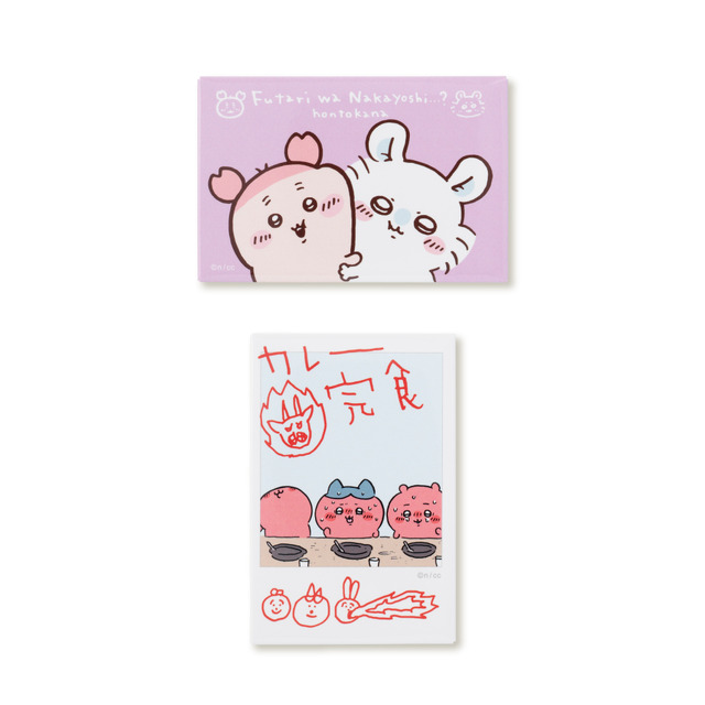 『ちいかわ』スクエアマグネット（C）nagano / chiikawa committee