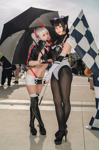 『アズールレーン』／高尾／タオぺこ（@pezant_tao）、プリンツ・オイゲン／終夜蓮（@sorcieresommeil）