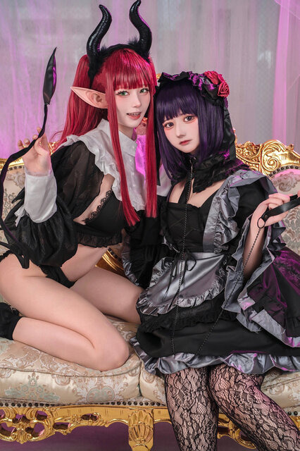 リズ／月海つくね（X：@XaiabP）、黒江雫／さら（X：@sara_cospure）