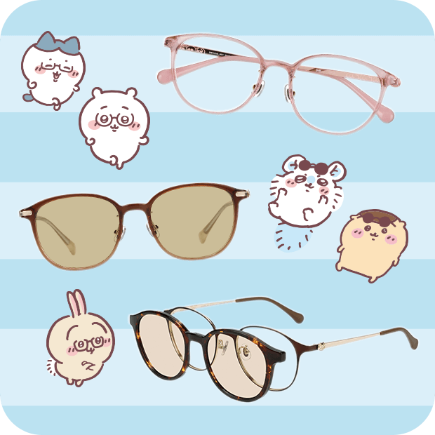 「ちいかわ」×「Zoff」コラボが、5月31日スタート！サングラスもバッチリ似合ってる