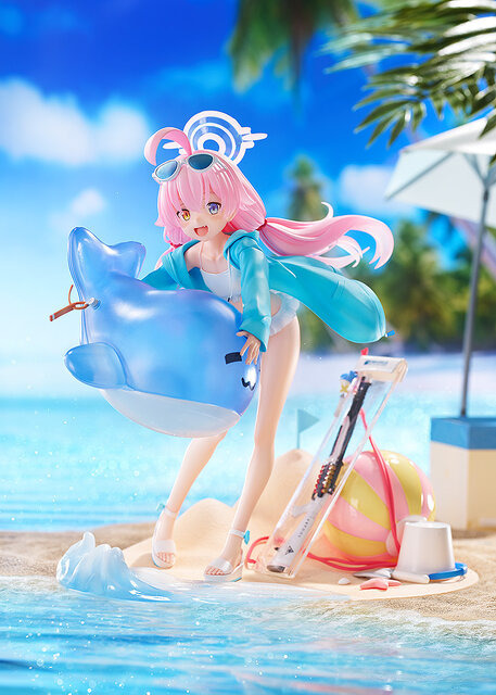 「動いてないのに暑いよ～」を再現！『ブルアカ』水着ホシノがフィギュアになって登場―ゲーム内では見られない後ろ姿も